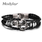 Multi-Layer Stainless Steel Rope Bracelet